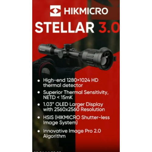 HIKMicro Stellar SQ50L3.0 Thermal Scope