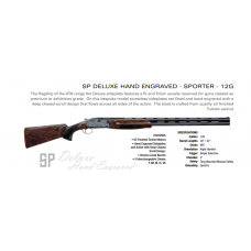 ATA SP Deluxe Hand Engraved Sideplate 12G Shotgun
