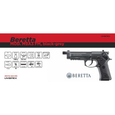 Beretta M9A3 FM Grey Black Co2 Air Pistol by Umarex