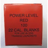 22 Dog Training Dummy Launcher Blanks - Red High Power