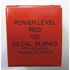 22 Dog Training Dummy Launcher Blanks - Red High Power