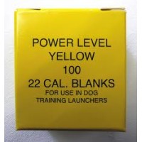 22 Dog Training Dummy Launcher Blanks Yellow