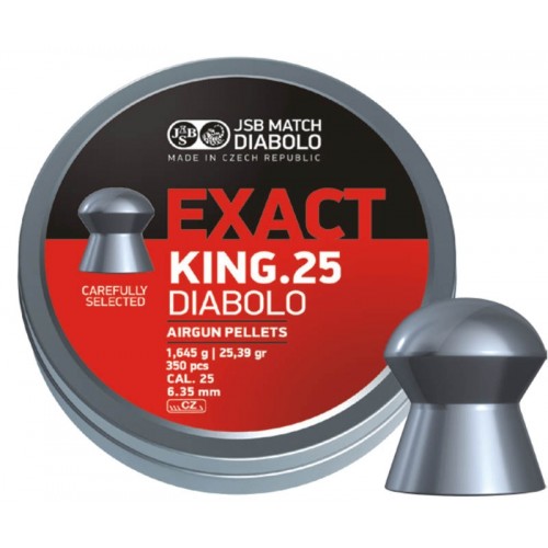 JSB Exact King .25 25.39 x 10 Tins 