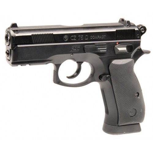 ASG CZ75D Compact Official Licensed Co2 Pistol | 4.5 - 177 Metal BB Shooting CO2 Pistol