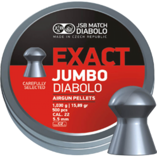 JSB .22 Exact Jumbo Pellets 5.51 x 10 Tins