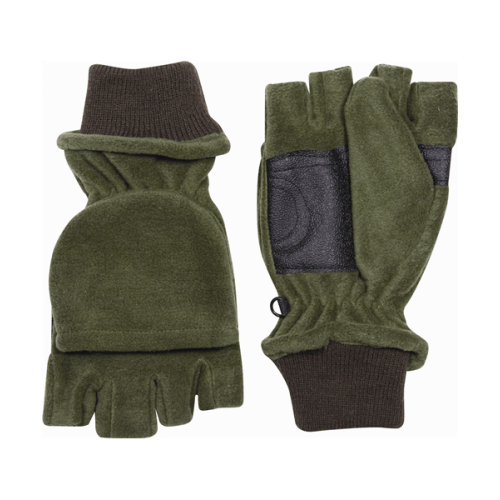 Green Miittens Fleece Gloves