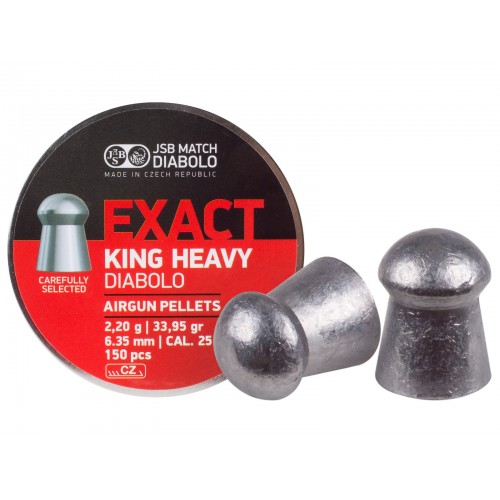 JSB King Heavy .25 33.95 gr x 10 Tins