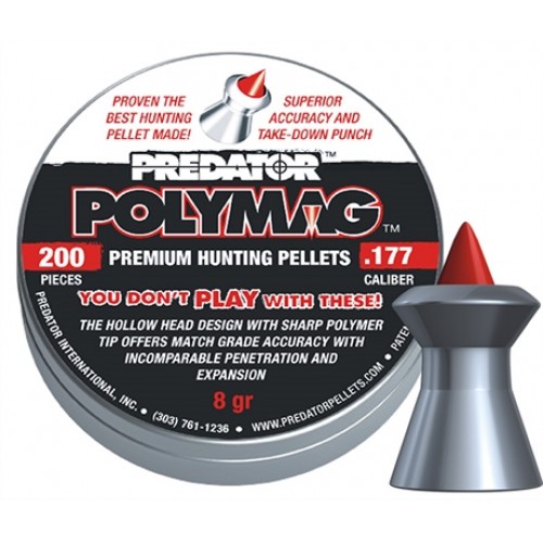JSB Predator PolyMag .22 Hunting Pellets x 10 Tins