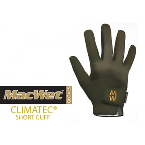 Black or Green MacWet Short Climatec Sports Gloves