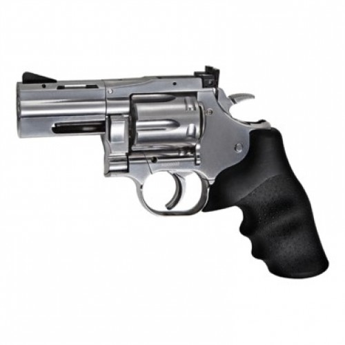 ASG Dan Wesson 715 2.5" Snub Nose Crome Steel 177Pellet Revolver 
