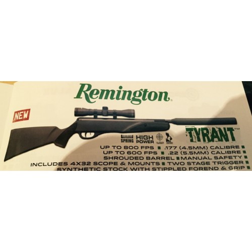 Remington Tyrant Air Rifle with Shrouded Barrel