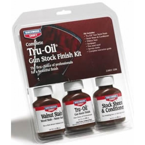 Tru Oil Stock Finish Clam Pack Kit Birchwood Casey