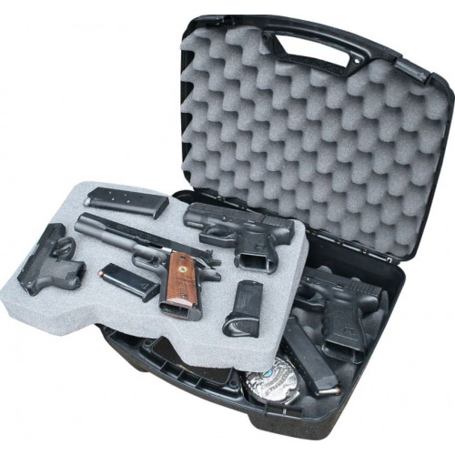 MTM Double Pistol Case holds 4 Pistols - 811