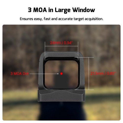 Osight 3 MOA with Magnetic Charging Cover