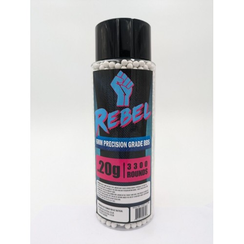 Rebel Precision 6mm BBs 3300ct Bottle - 0.2g