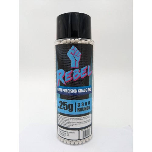 Rebel Precision 6mm BBs 3300ct Bottle - 0.25g