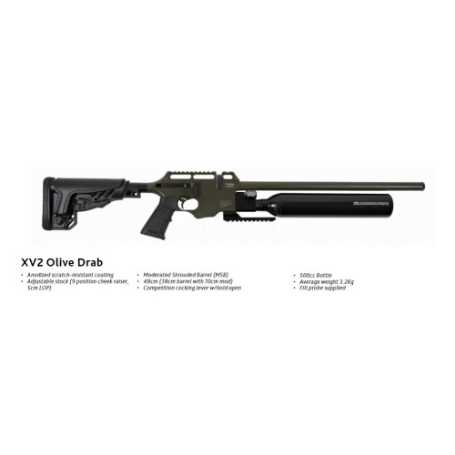 Eb Xv2 Synthetic Black Air Rifle 7381