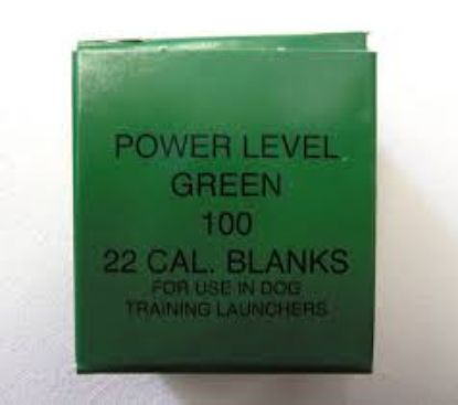Picture of 22 Dog Dummy Launcher Blanks - Green Low Power