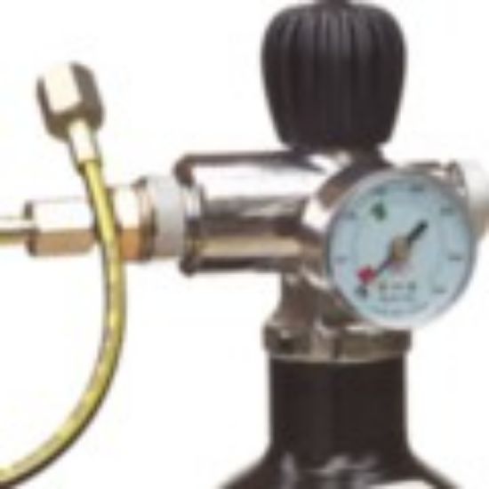 Picture of 7 Ltr Air Bottle Charging Cylinder with Gun Valve, Gauge - Solware