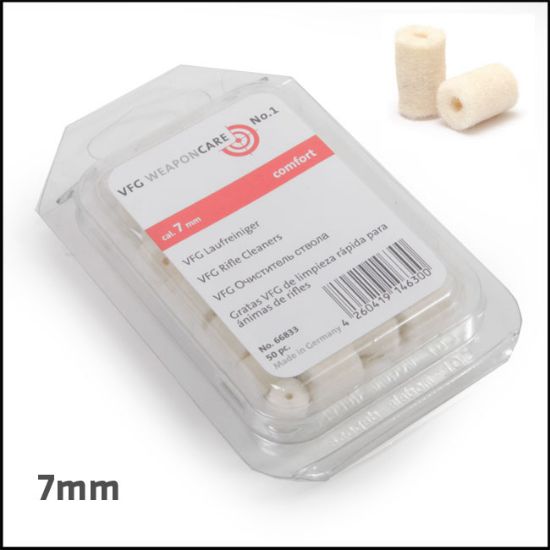 Picture of 7mm VFG Barrel Cleaning Felts for (Box of 50)
