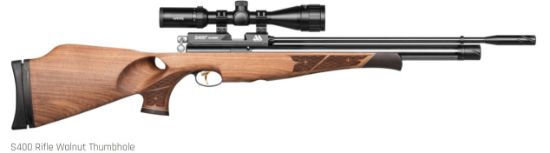 Picture of Air Arms S400 Thumbhole Walnut Rifle