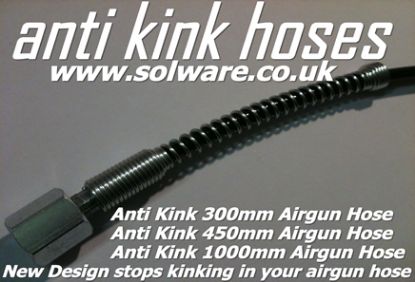 Picture of Anti Kink 1000mm Airgun Hose