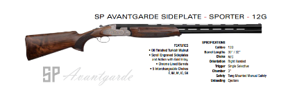 Picture of ATA Avantgarde Sideplate 12g Sporting Shotgun