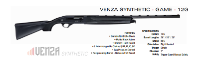 Picture of ATA Venza Synthetic Semiauto 12G Shotgun