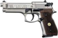 Beretta 92 FS Nickel .177 CO₂ Air Pistol with Wooden Grips
