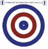 Picture of Bisley Red White & Blue Card Targets 14cm x 14cm (50)