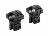 Picture of BKL-263H Matt Black Mounts 1 inch Tube