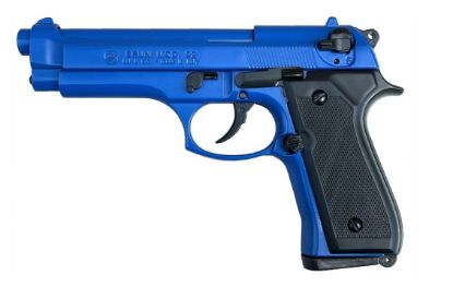 Picture of Bruni Beretta 92 8mm Black/Blue Blank Firing Pistol