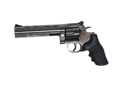 Picture of Dan Wesson 715 4" Silver Revolver Pellet Shooting Version