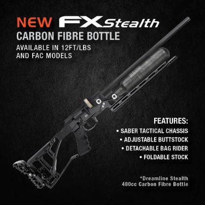 Picture of FX Dreamline Stealth 480cc Carbon Fibre Bottle