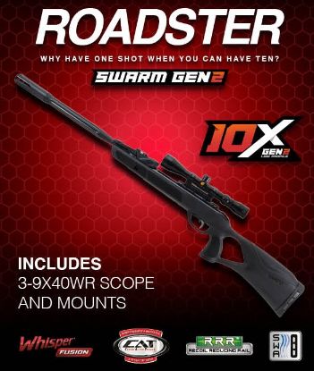 Picture of Gamo Swarm Roadster Gen2 Multishot Break Barrel Air Rifle