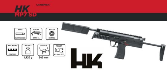 Picture of H&K MP7A1- Heckler & Koch MP7 A1 PISTOL