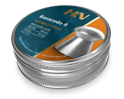Picture of H&N Baracuda 8 .177 Pellets x 10 Tins