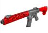 Picture of HB202 HFC Tactical AEG Airsoft Rifle Black Red