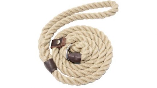 Picture of Heavy Duty Natural Rope Slip Lead - Dog Training - Gun Dogs - Working Dogs-10mm