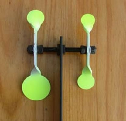 Picture of HFT Sharpshooter double spinner Airgun target