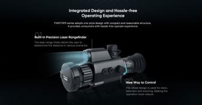 Picture of HIKMicro Panther Pro PQ50 Thermal Scope with Laser Range Finder