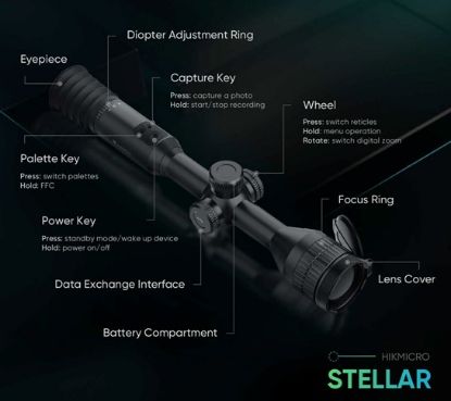 Picture of HIKMicro Stellar SH35 Thermal Rifle Scope
