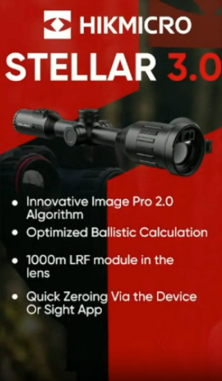 Picture of HIKMicro Stellar SH50L3.0 Thermal Scope