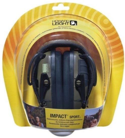 Picture of Honeywell Howard Leight Impact Sport Foldable Ear Defenders Green
