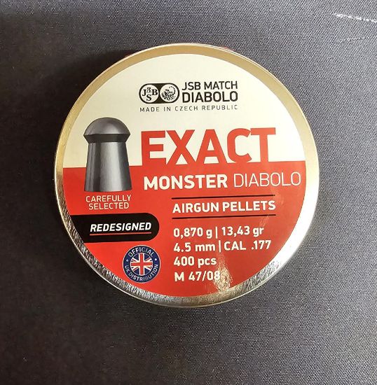 Picture of JSB Exact Monster Pellets .177 4.52mm x 400pcs