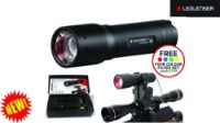 LED Lenser P7 Torch & Gun Mount Gift Set 