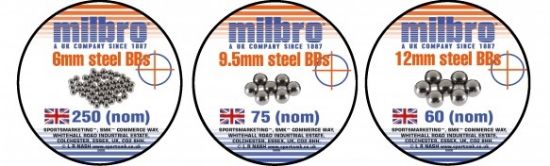 Picture of Milbro Slingshot Ammo Steel BBs
