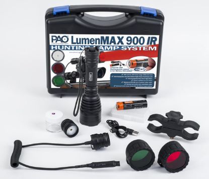 Picture of PAO LumenMAX 900 IR Hunting Lamp & Infra-Red Night Vision Illuminator System