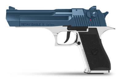 Picture of Retay Eagle X Blue/Nickel 9MM P.A.K