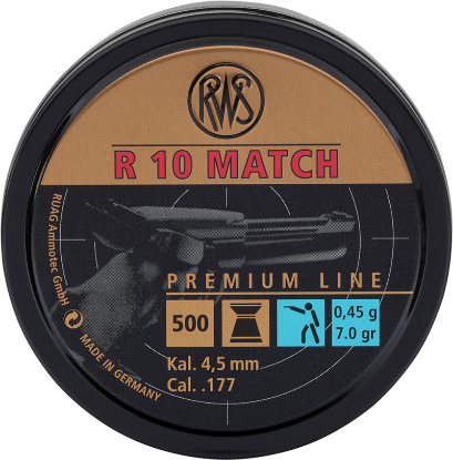 Picture of RWS R10 Match Pistol .177 4.49 x 10 Tins